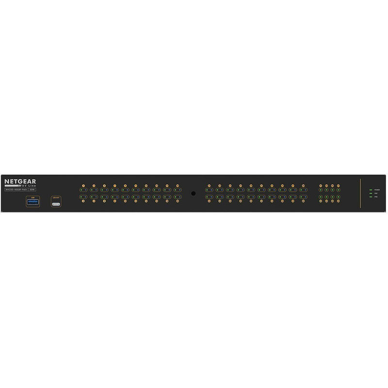 BZBGEAR Netgear AV Line 40x1G PoE+ 480W and 8x SFP Managed Switch (Preconfigured)