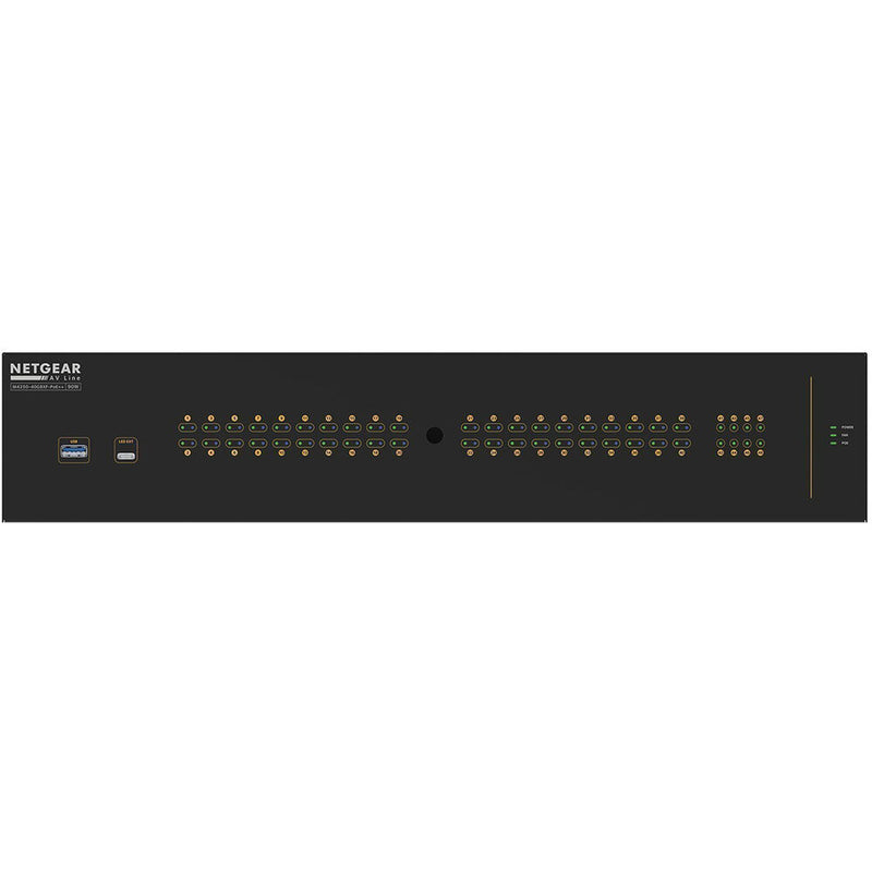 BZBGEAR Netgear AV Line 40x1G Ultra90 PoE++ 802.3Bt 2,880W and 8x SFP+ Managed Switch (Preconfigured)