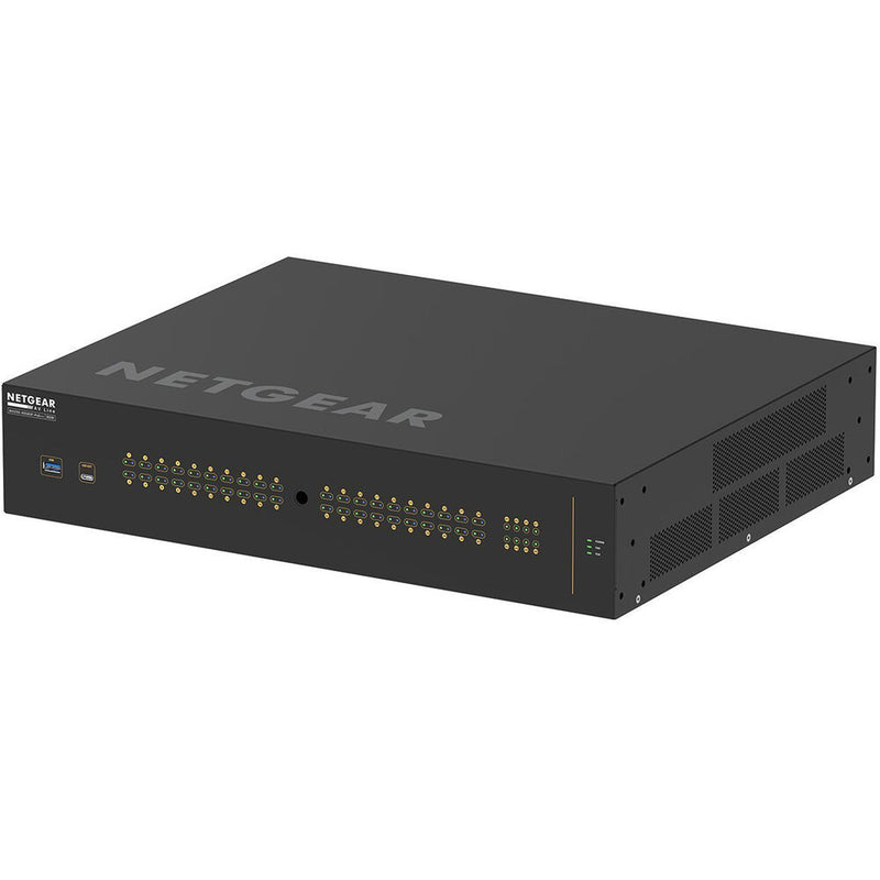 BZBGEAR Netgear AV Line 40x1G Ultra90 PoE++ 802.3Bt 2,880W and 8x SFP+ Managed Switch (Preconfigured)