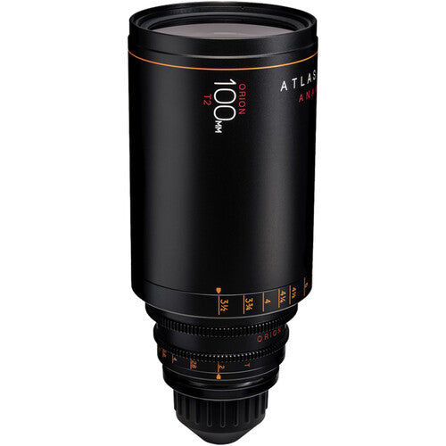 Atlas Lens Co. Orion 100mm T2 2x Anamorphic Prime Lens (PL Mount, Feet)