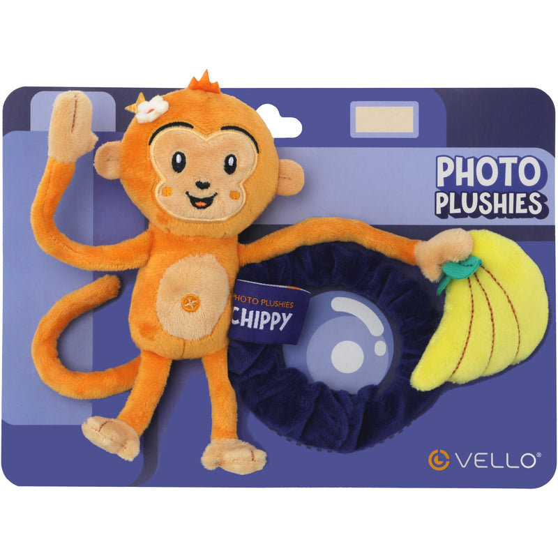 Vello Chippy Monkey Photo Plushie