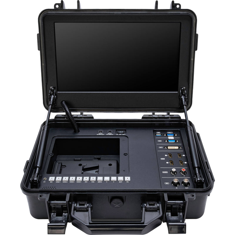 Delvcam DELV-4K125FM 12.5" 4K HDMI Portable Broadcast Monitor with SDI HDR & 3D LUTS In Field Case
