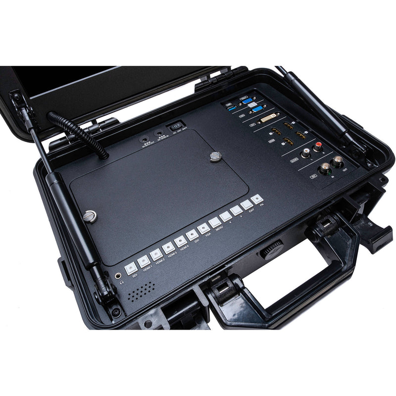 Delvcam DELV-4K125FM 12.5" 4K HDMI Portable Broadcast Monitor with SDI HDR & 3D LUTS In Field Case