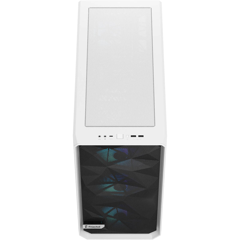 Fractal Design Meshify 2 RGB Mid-Tower Case (White, Clear Glass)