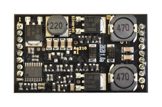 SILVERTEL AG210 LED Driver DC/DC Converter, LED Lighting, 12 W, 12 V, 1 A, I2C, PWM