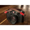 Bronkey Tokyo 102 Leather Camera Neck Strap (Brown and Red, 37.4")