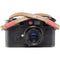 Bronkey Tokyo 103 Leather Camera Neck Strap (Tan and Red, 37.4")