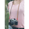 Bronkey Tokyo 103 Leather Camera Neck Strap (Tan and Red, 37.4")