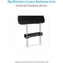 Proaim Universal Backseat Monitor Control System for In-Car Rigging (Dual-Seat System)