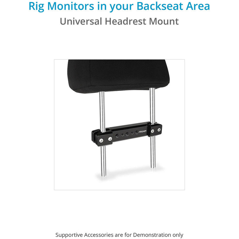 Proaim Universal Backseat Monitor Control System for In-Car Rigging (Dual-Seat System)