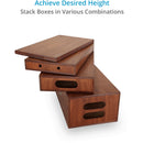 Proaim Set of Four Apple Boxes for Studio, Film Sets, and Photography