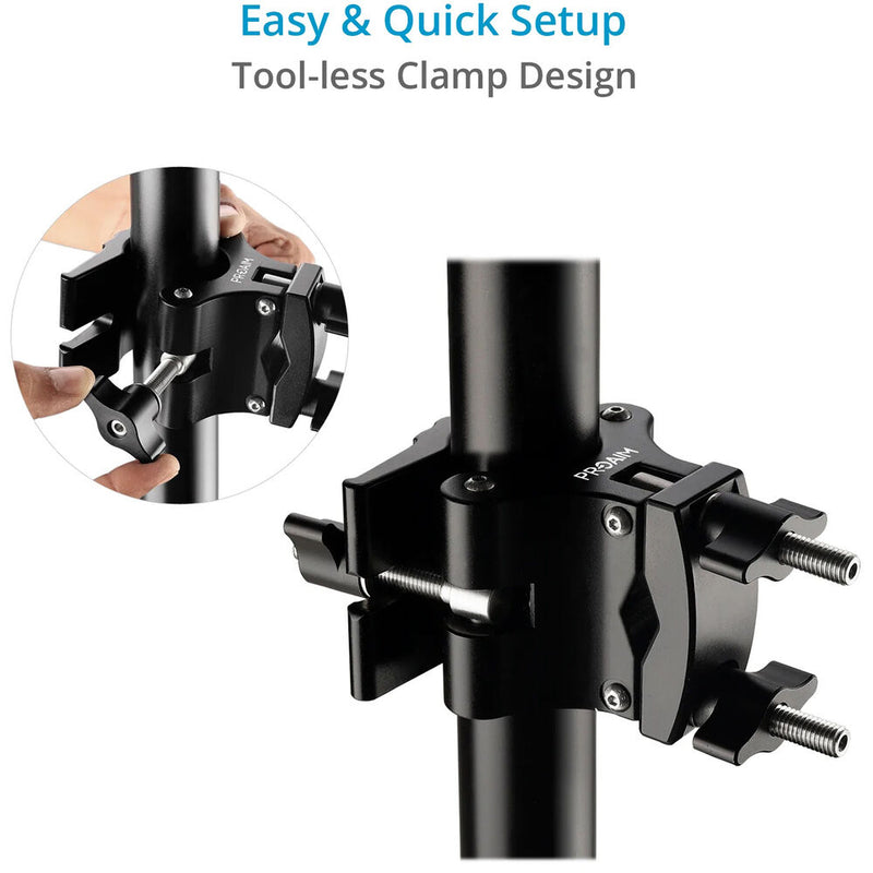 Proaim Multi-Stand Holder Clamp Set for Camera Production Cart