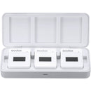 Godox MoveLink II M2 Compact 2-Person Wireless Microphone System for Cameras & Smartphones with 3.5mm (2.4 GHz, White)