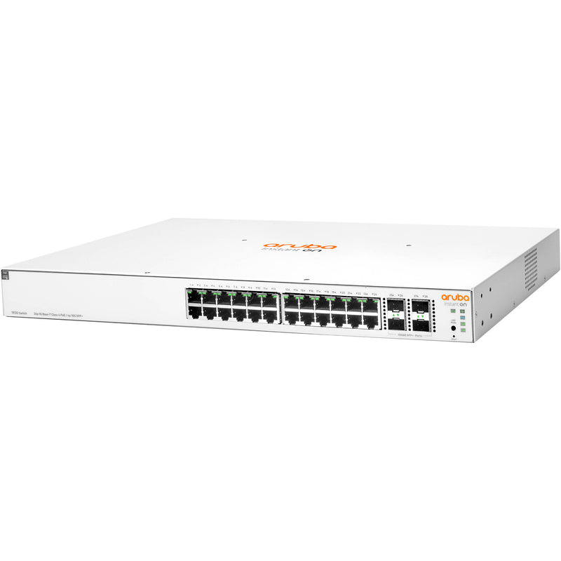 HPE Networking Instant On 1930 24-Port PoE+ Compliant Managed Network Switch with SFP+ (195W)