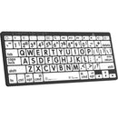 Logickeyboard Braille/LargePrint Black-on-White Wireless Keyboard (Mac and iOS, US English)