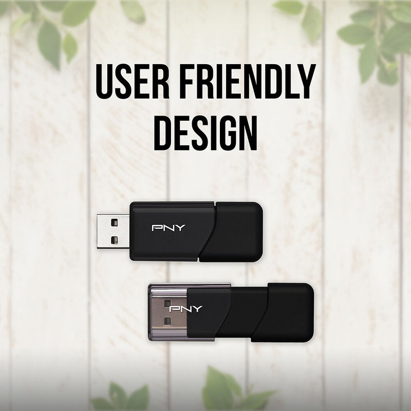 PNY 128GB Attach&eacute; 3 USB 2.0 Flash Drive (5-Pack)