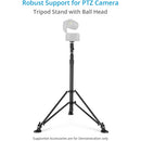 Proaim 3-Stage PTZ Camera Support Stand with 5/8" Baby-Pin & Ball Head