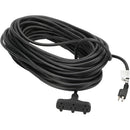 Watson Three-Tap Power Extension Cord (100', Black)