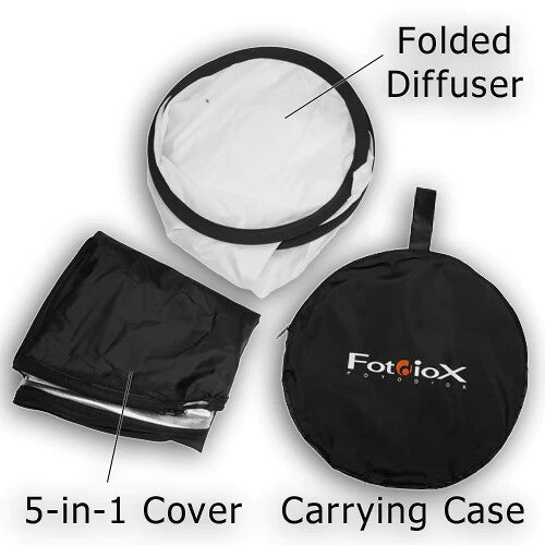 FotodioX 5-in-1 Reflector Pro Collapsible Disc (40 x 60")
