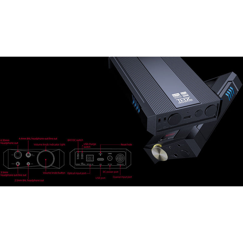 FiiO Q7 Desktop-Class Headphone Amplifier with Bluetooth