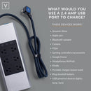 Austere V Series 6-Outlet Surge Protector