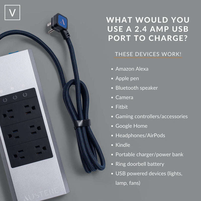 Austere V Series 6-Outlet Surge Protector