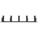 Kendall Howard Tool-Less 5X D-Ring Cable Manager (2 RU)