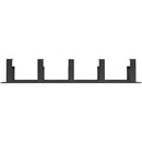 Kendall Howard Tool-Less 5X D-Ring Cable Manager (2 RU)