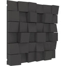 Vicoustic Multifuser Wood 36 MKII Acoustic Panel (Matte Black, 2-Pieces)