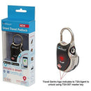 eGeeTouch 2nd Generation Travel Padlock (Black, 2-Pack)