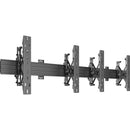 Mount-It! PRO 2 x 1 Video Wall Mount with Push-In Pop-Out Brackets