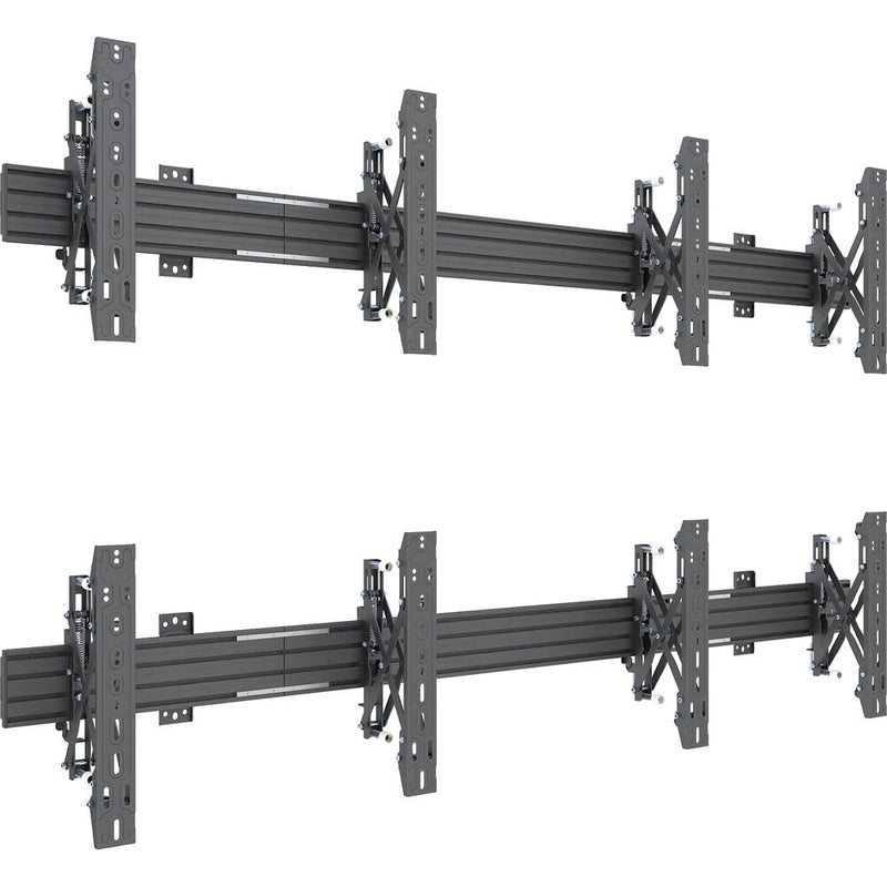Mount-It! 2 x 2 Video Wall Mount with Push-In Pop-Out Brackets