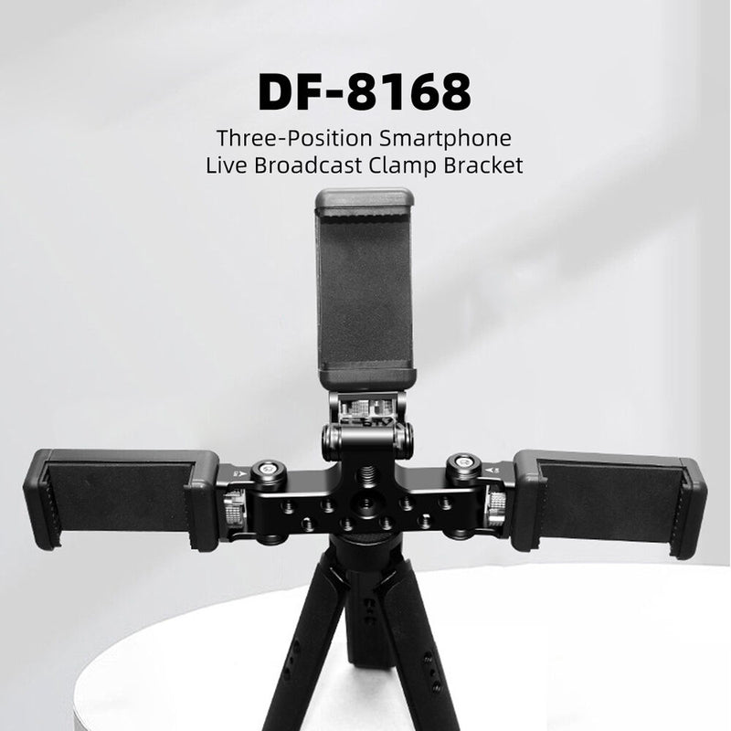 DigitalFoto Solution Limited 3-Position Smartphone Clamp T-Shaped Bracket