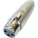 Remote Audio RCA Female to 3-Pin XLR Female Adapter