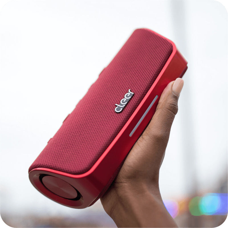Cleer Scene Portable Water-Resistant Wireless Speaker (Red)