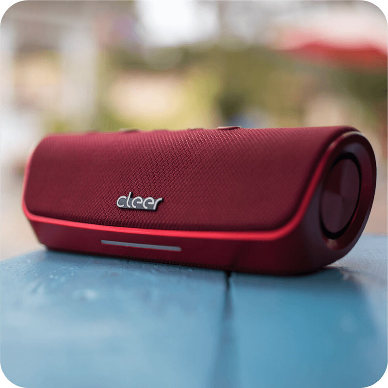 Cleer Scene Portable Water-Resistant Wireless Speaker (Red)