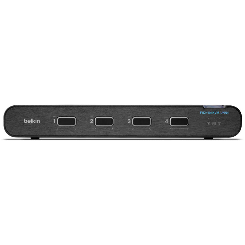 Belkin Universal 2nd Gen Secure KVM Switch, 4-Port Single Head No CAC