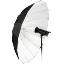 FotodioX Pro Parabolic Umbrella with Diffusion Cover (72", White Reflective)
