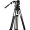 Libec HS-150MC Tripod System with H15 Head, Mid-Level Spreader, Rubber Feet & Case