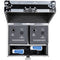 ColorKey Dazzler FX Cold Spark Machine Bundle with Road Case (2-Pack, Black)