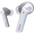 ASUS Republic of Gamers Cetra True Wireless Gaming In-Ear Headphones (Moonlight White)