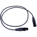 DigitalFoto Solution Limited Gold-Plated 4-Pin Female to 4-Pin Male XLR Audio Cable (3.9')