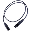 DigitalFoto Solution Limited Gold-Plated 4-Pin Female to 4-Pin Male XLR Audio Cable (3.9')