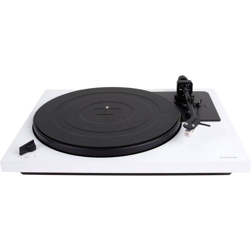 Andover Audio SpinDeck 2 Semi-Automatic Two-Speed Turntable (White)