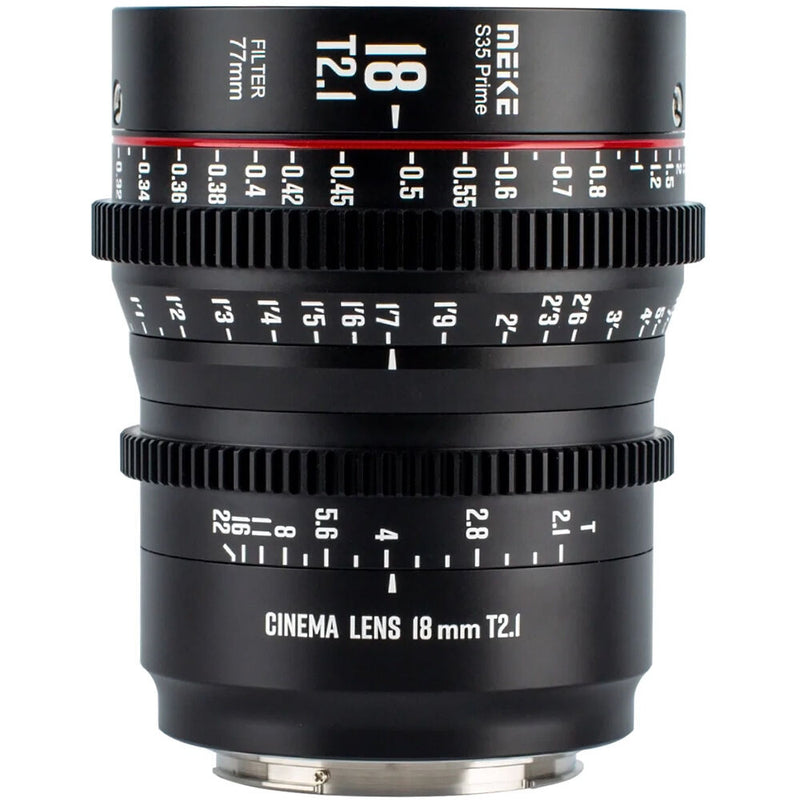 Meike 18mm T2.1 Super35 Cinema Prime Lens (EF Mount)