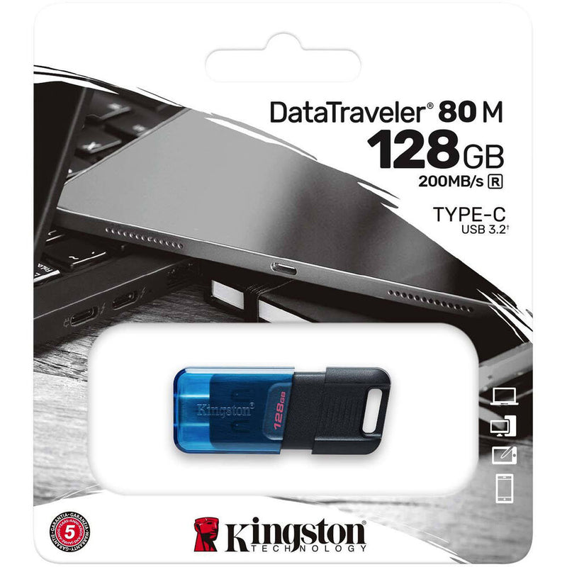 Kingston 128GB DataTraveler 80 M USB-C Flash Drive