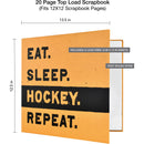 MCS MBI Hockey Sports Scrapbook Album with 12 x 12" Pages
