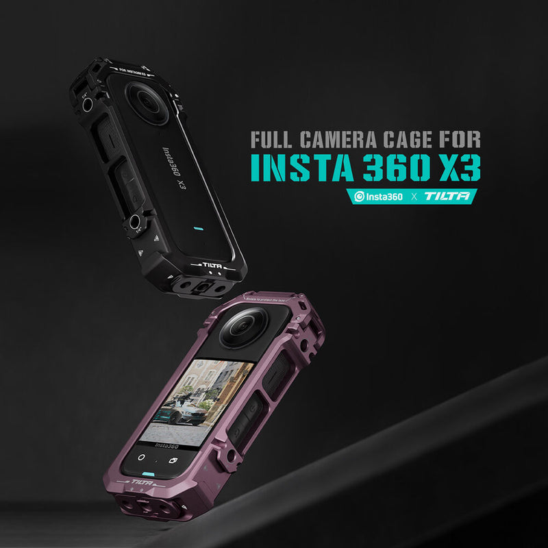 Tilta Full Camera Cage for Insta360 X3 (Titanium Gray)
