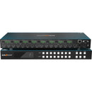 BZBGEAR 8x8 8K60 HDMI 2.1 Matrix Switcher with Scaler and Audio De-Embedder