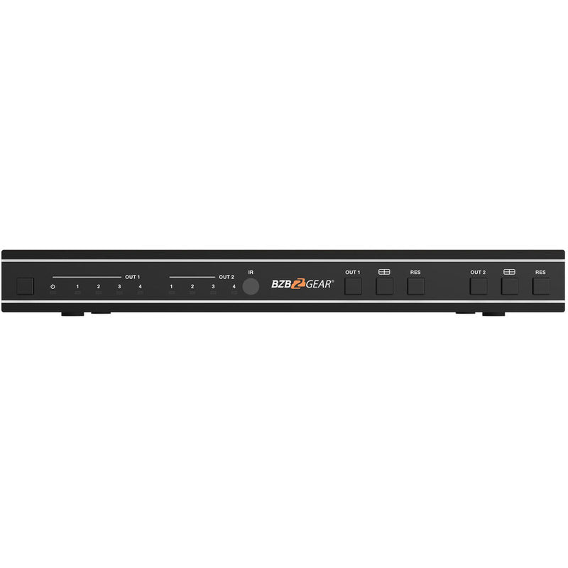 BZBGEAR 4x2 4K60 Multiviewer with Seamless Switcher and Audio De-Embedder